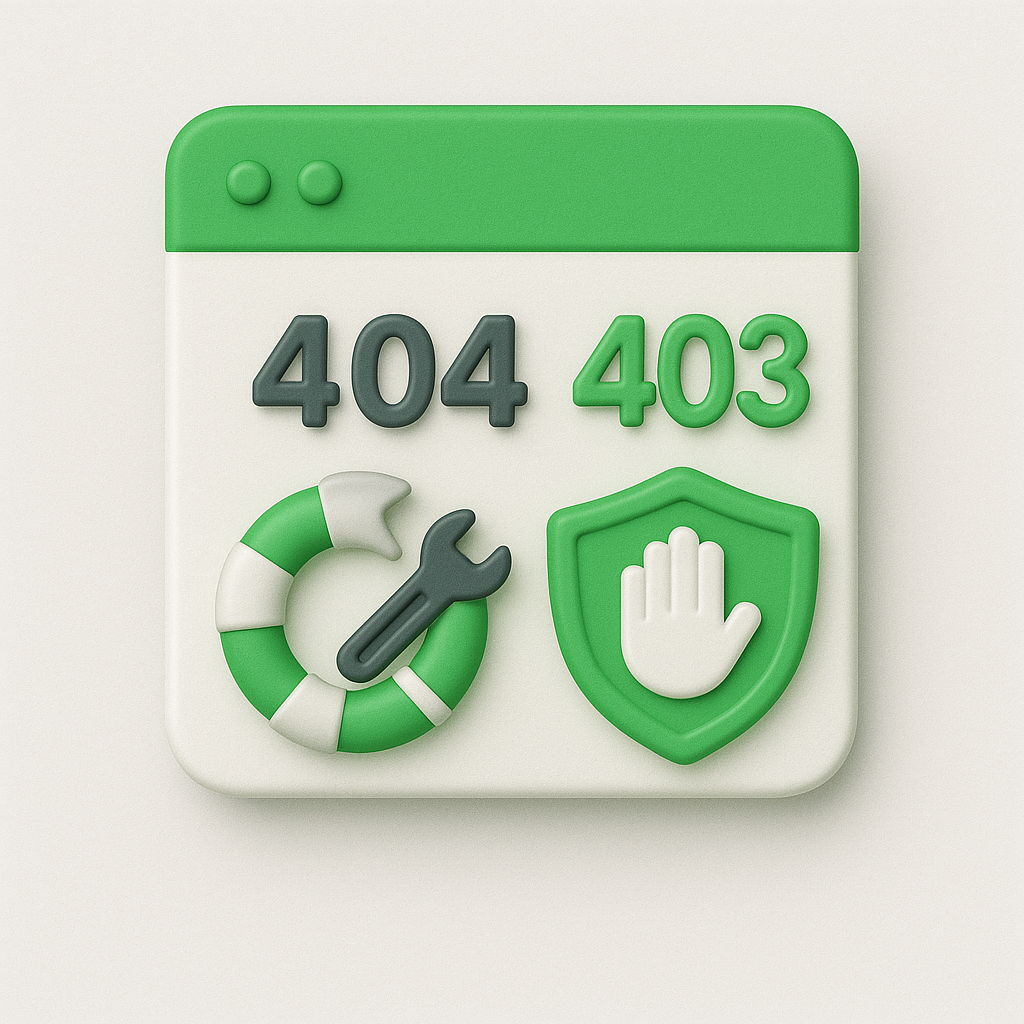Error 404 & Error 403 Tools