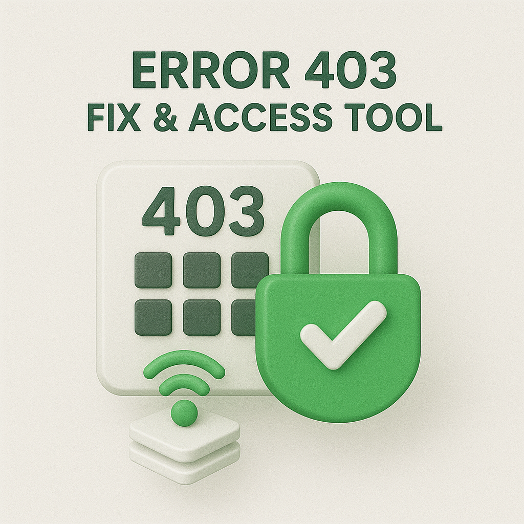 Error 403 Fix & Access Tool