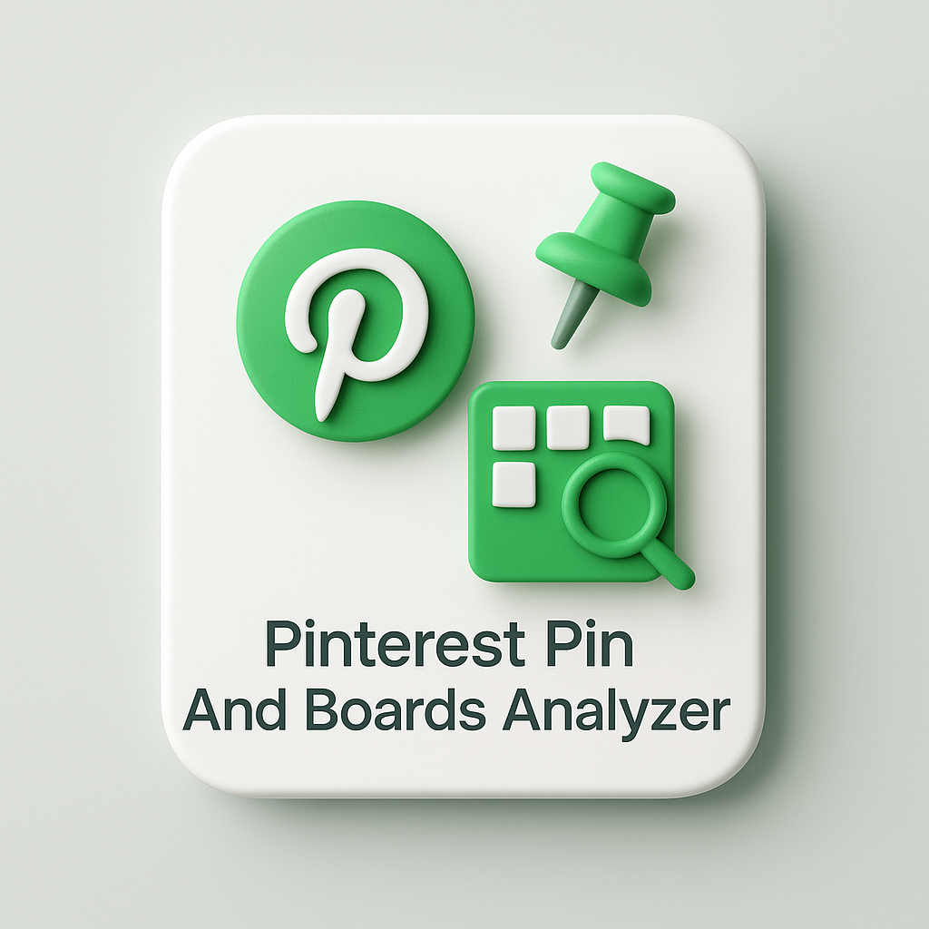Pinterest Pin And Boards Analyzer